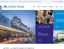 Tablet Screenshot of hotelpalac.cz